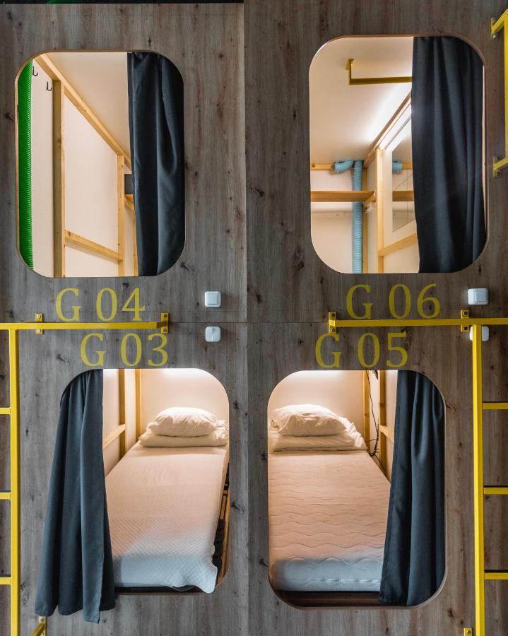 Capsule Hostel Logistic Vilnius Ngoại thất bức ảnh